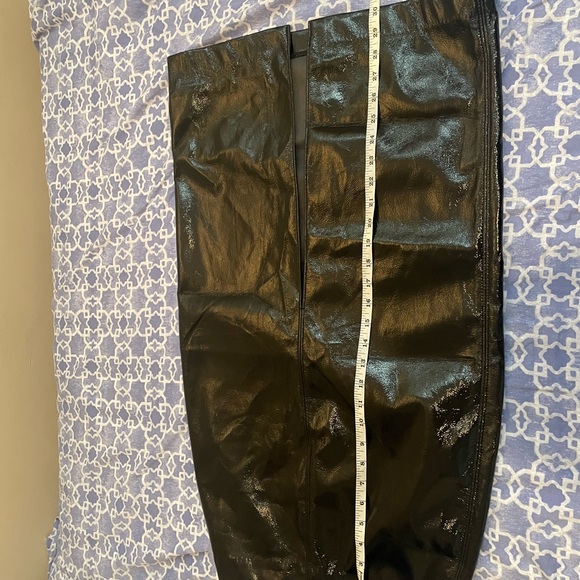 Black vinyl GAP skirt, NWT - Picture 3 of 5